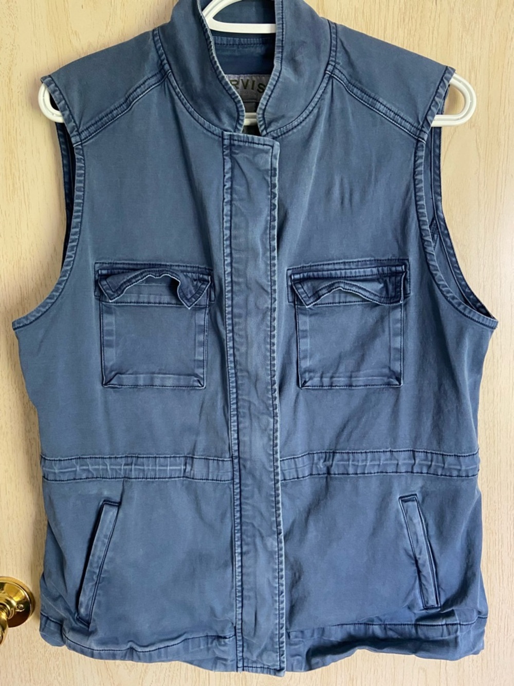 Orvis Vest Dark Blue Stretch Fishing Hiking Camping Outdoor Sz medium